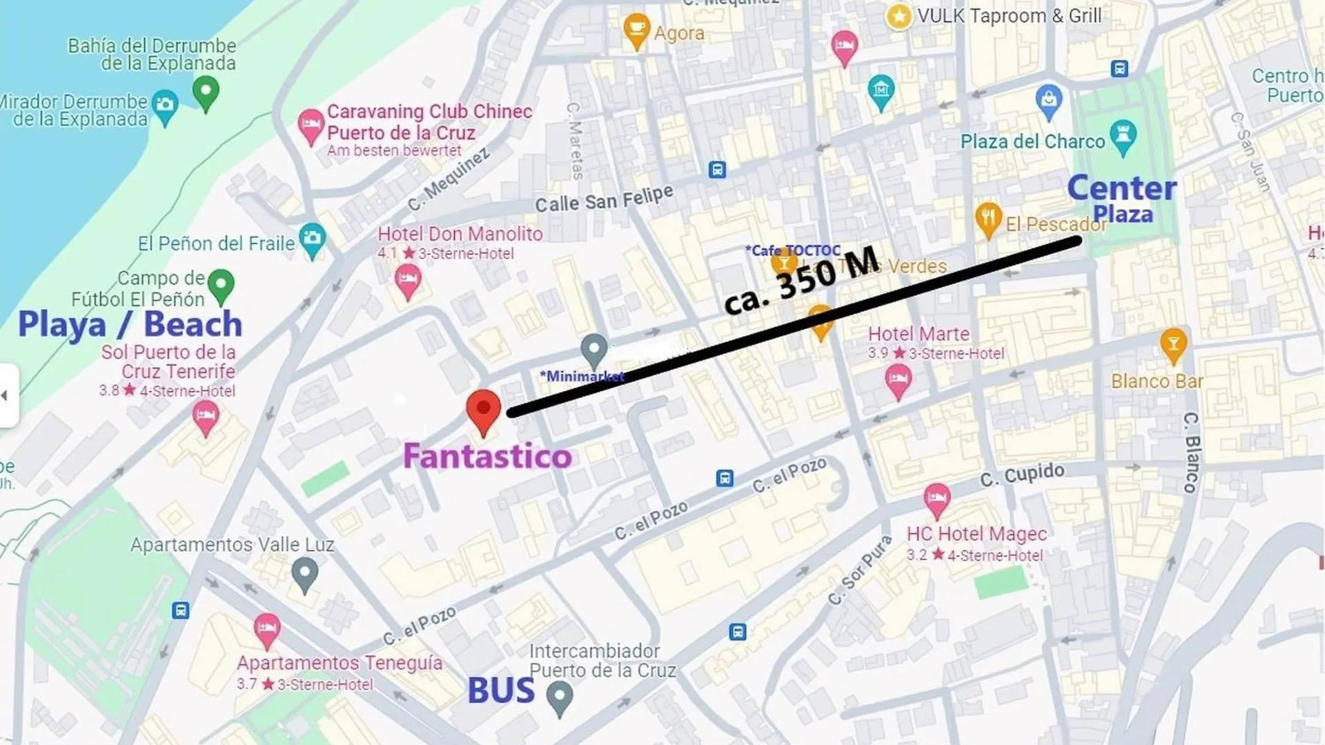 Fantastico Apartments Ruhige Top-Lage, Balkon Oder Terrasse, Gratis Parkplatz & Klimaanlage, Ideal Fuer Paare Und Alleinreisende Puerto de la Cruz